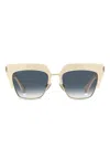 Etro Club Acetate & Metal Square Sunglasses
