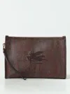 Etro Clutch  Woman Color Brown In Brown