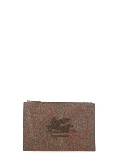 Etro Clutches In Brown