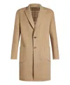 Etro Reversible Single-breasted Coat In Beige