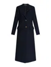 Etro Embroidered-button Coat In Black