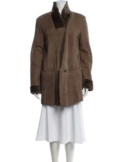 Pre-owned Etro Coat In Brown