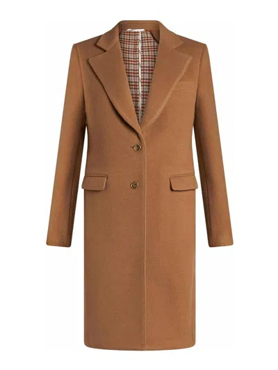 ETRO COAT WITH ENGRAVED LOGO