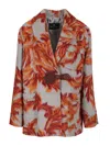 Etro Coat With Pasley Motif Coats Multicolor In Multi