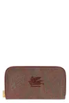 Etro Coated Canvas Wallet In Multi