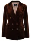 Etro Brown Velvet Blazer