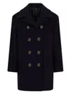 Etro Pegaso Coat In Black