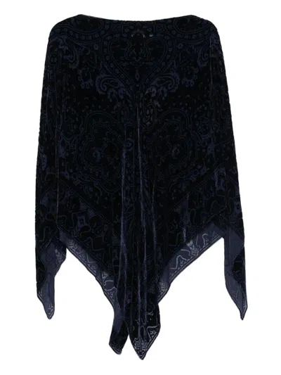 ETRO ETRO PAISLEY PRINT PONCHO