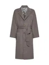 Etro Coat In Grey