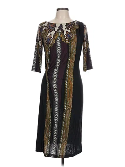 Pre-owned Etro Cocktail Dress In Black