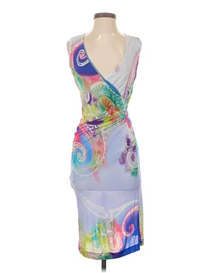 Pre-owned Etro Cocktail Dress In Blue