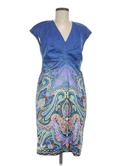 Pre-owned Etro Cocktail Dress In Blue