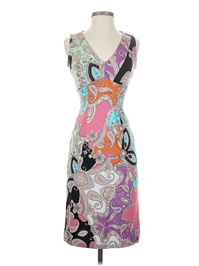 Pre-owned Etro Cocktail Dress In Gray
