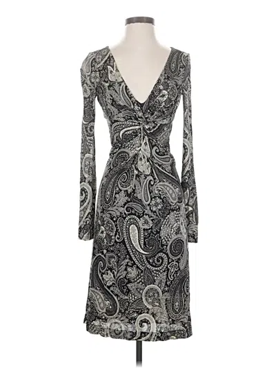 Pre-owned Etro Cocktail Dress In Gray
