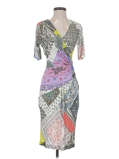 Pre-owned Etro Cocktail Dress In Gray