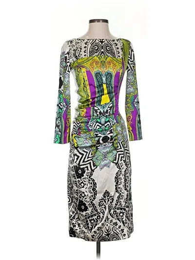 Pre-owned Etro Cocktail Dress In Green