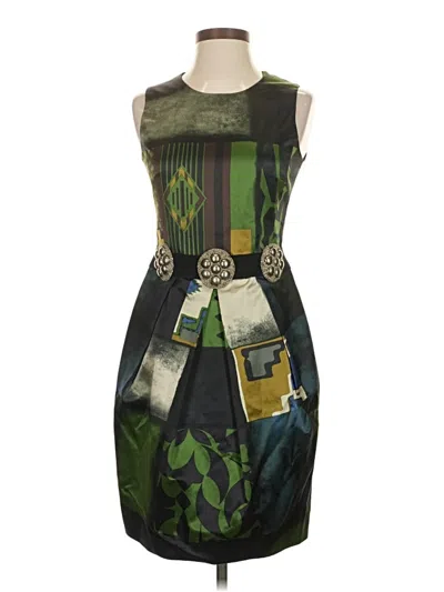 Pre-owned Etro Cocktail Dress In Green