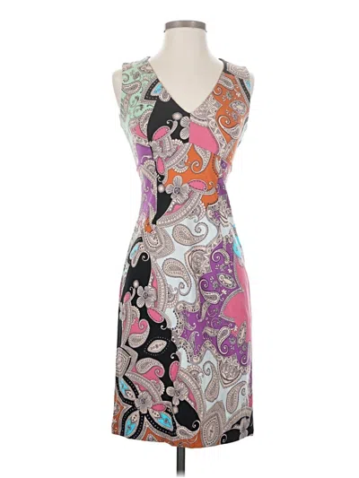 Pre-owned Etro Cocktail Dress In Silver