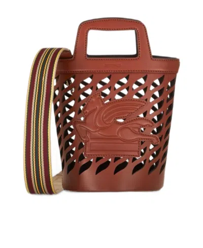 ETRO ETRO COFFA CUT-OUT BUCKET BAG