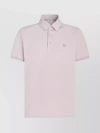 Etro Pegaso-embroidered Cotton Polo Shirt In Pink