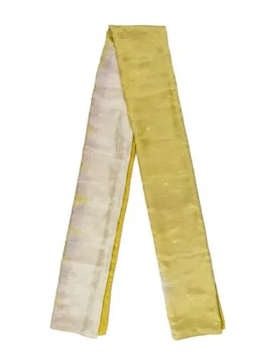 Pre-owned Etro Colorblock Pattern Scarf In Purple