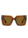 Etro Colourstripes Sunglasses In Brown