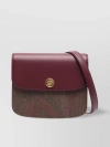 Etro Shoulder Bag Magnetic Closure In Purple