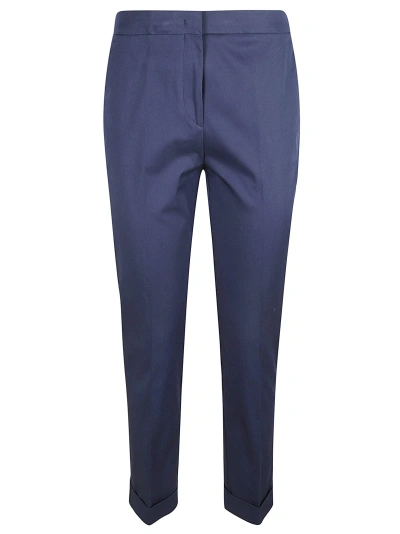 Etro Concealed Trousers In Blue