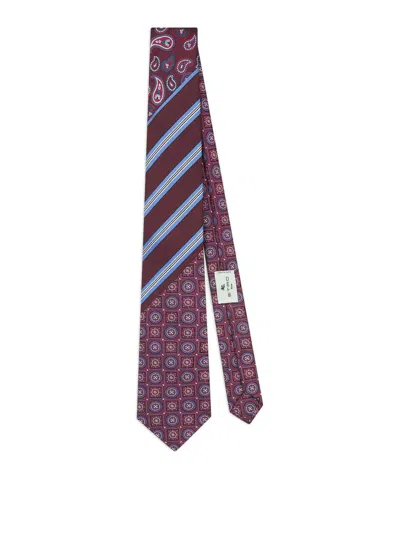 ETRO CORBATA - ROJO OSCURO