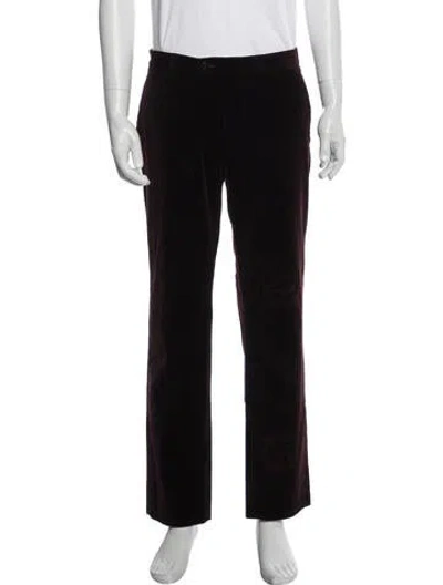 Pre-owned Etro Corduroy Pants In Black