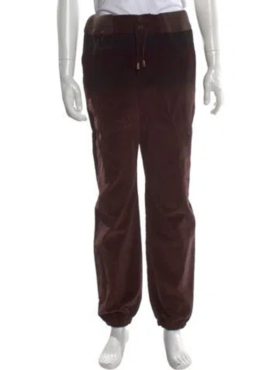 Pre-owned Etro Corduroy Pants In Brown