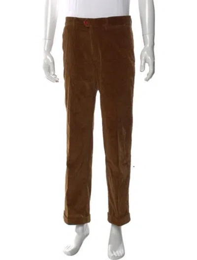 Pre-owned Etro Corduroy Pants In Brown