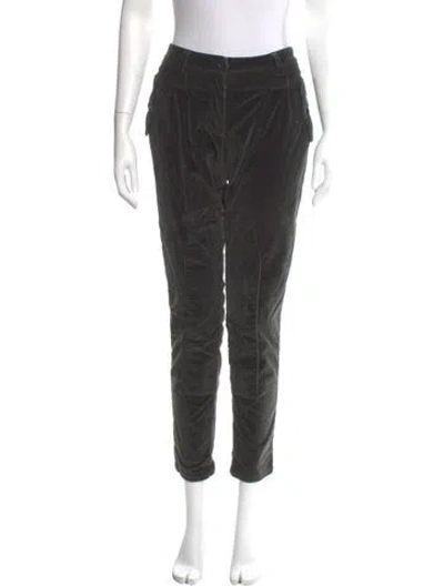 Pre-owned Etro Corduroy Skinny Leg Pants In Brown