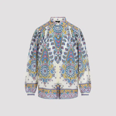 Etro Paisley-print Shirt In White