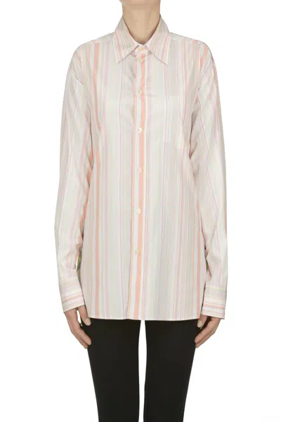 Etro Cotton And Silk Shirt In Multi