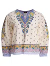 Etro Printed Paisley V-neck Knitwear