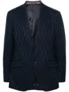 Etro Cotton Blazer In Blue