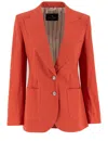 Etro Paisley-jacquard Blazer In Gray