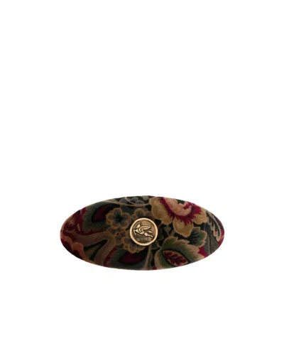 ETRO COTTON-BLEND HAIR CLIP