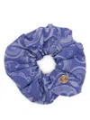 Etro Jacquard Denim Scrunchie