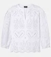 Etro Cotton-blend Top In Multi