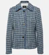 Etro Plaid Tweed Jacket In Multicoloured