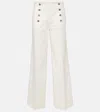 Etro Tailored Pants With Pegaso-buttons In White
