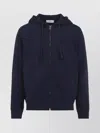 Etro Zipped Hoodie Sweatshirt In Blue