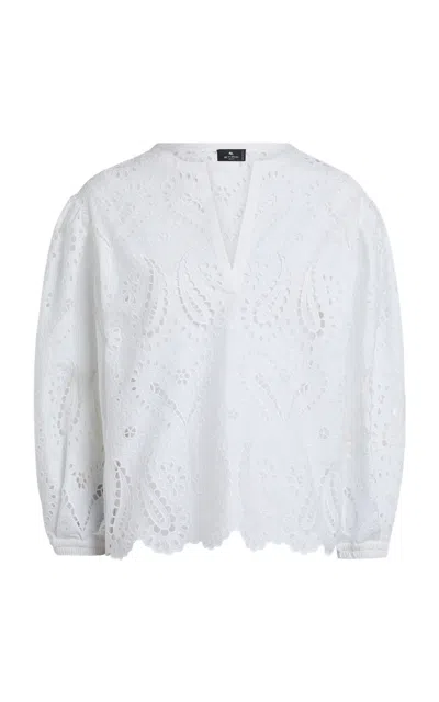Etro Cotton Broderie Shirt