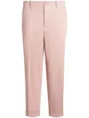 Etro Cotton Chino Trousers In Pink