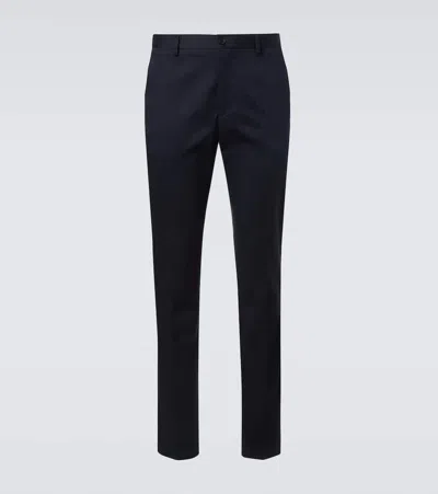Etro Cotton Chinos In Blue