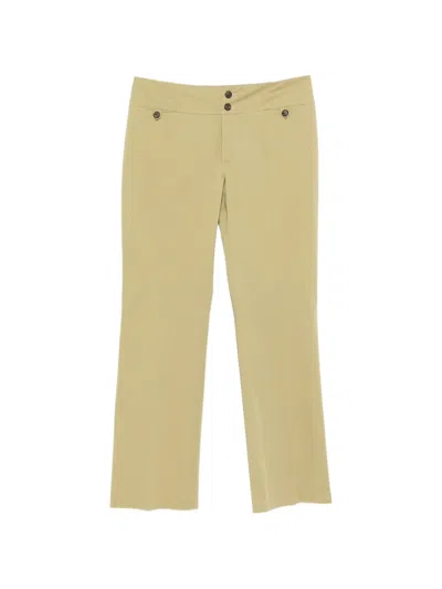Etro Cotton Elastane Pants In Animal Print