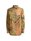 Etro Cotton Elastane Shirt In Multi