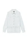 Etro Cotton Elastane Shirt In Blue
